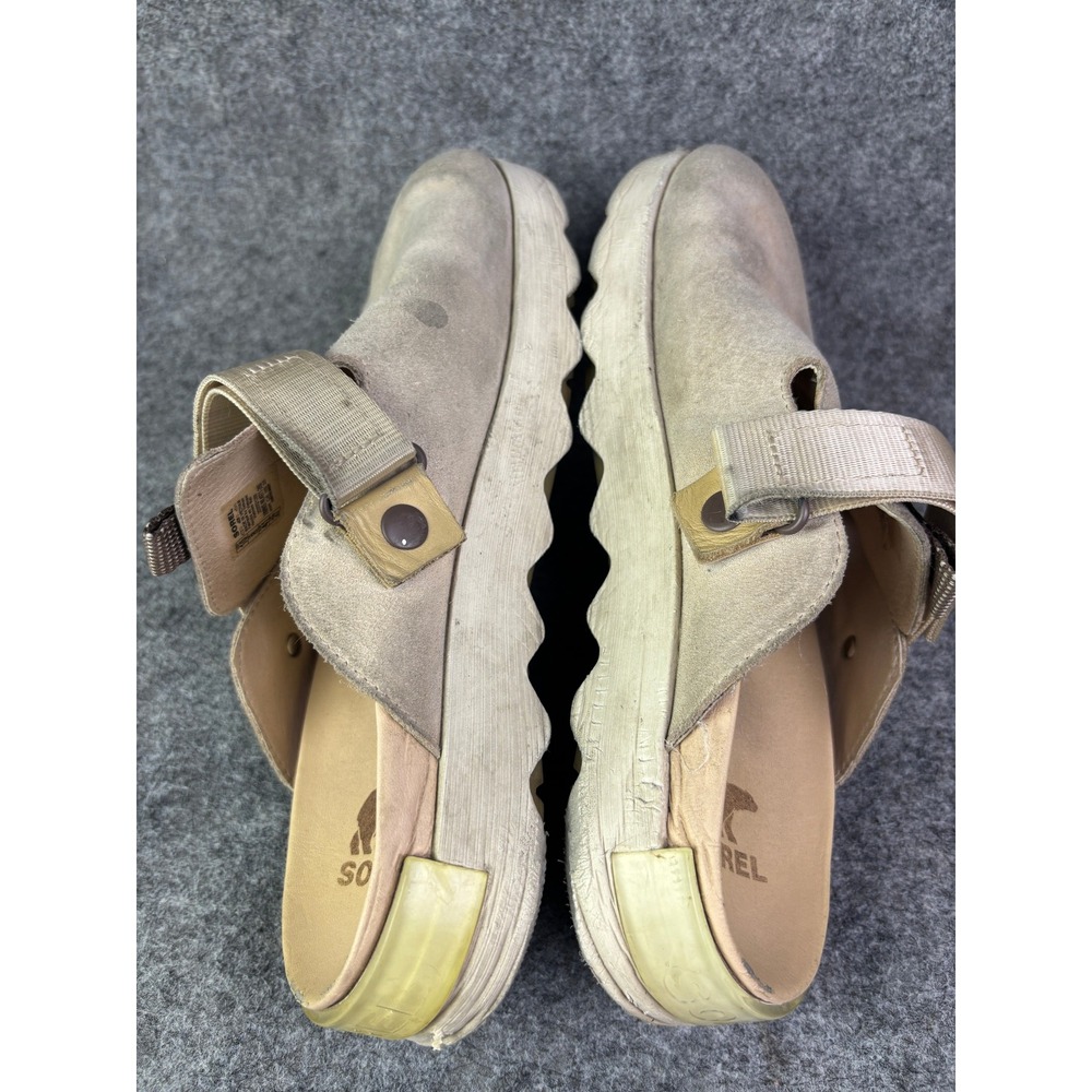 Sorel Ona Streetwear Clogs Womens Size 10 Tan Suede Adjustable Strap NL4971-260 - Picture 7 of 8